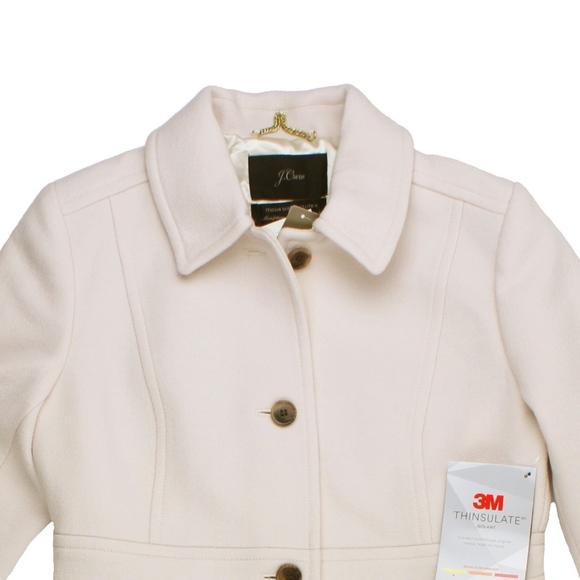 New JCREW Classic Lady Day Coat Double-Cloth Wool - Picture 3 of 4